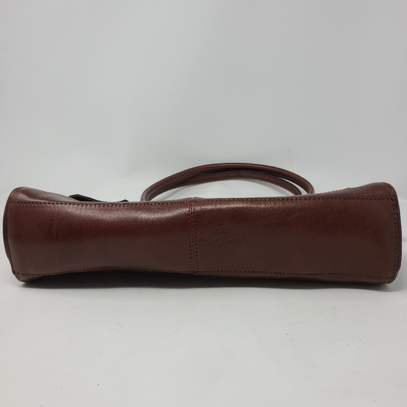 Wilsons Leather Vintage Handbag Bag Brown Shoulder - Picture 5 of 11